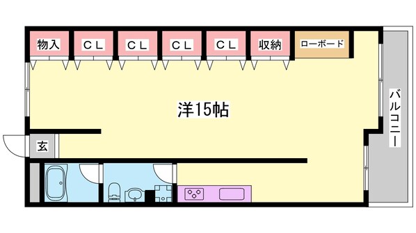 西飾磨駅 徒歩2分 3階の物件間取画像